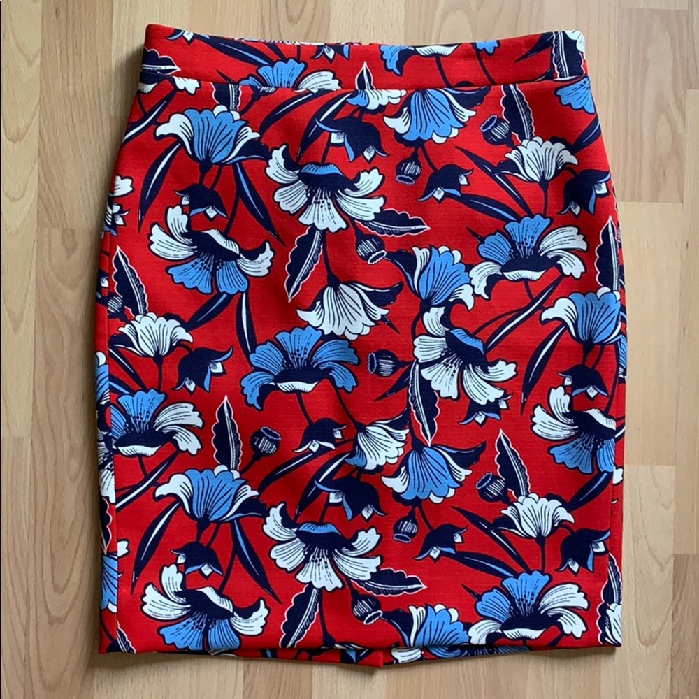 J. Crew basketweave pencil skirt